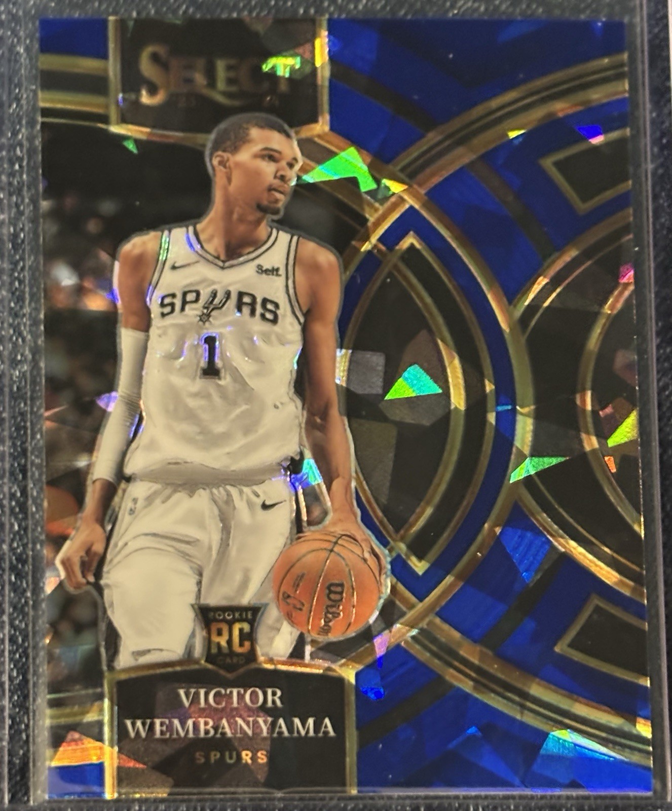 2023-24 Select ~ Victor Wembanyama ~ Blue Ice Prizm ~ Premier ~ Rookie