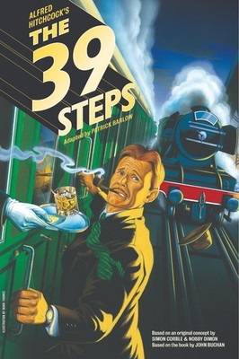 39 Steps Logo von Mark Thomas Filmposter Kunstdruck Creative Director Beruf
