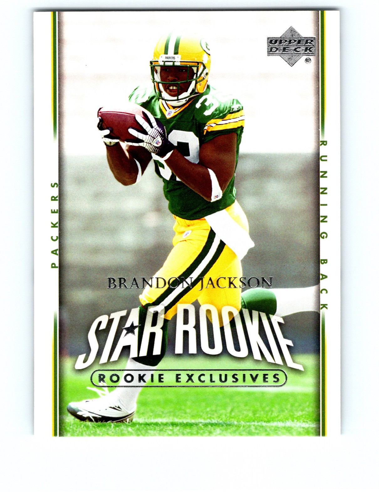 Brandon Jackson #229 RC Green Bay Packers 2007 Upper Deck Star Rookies NM/NM+