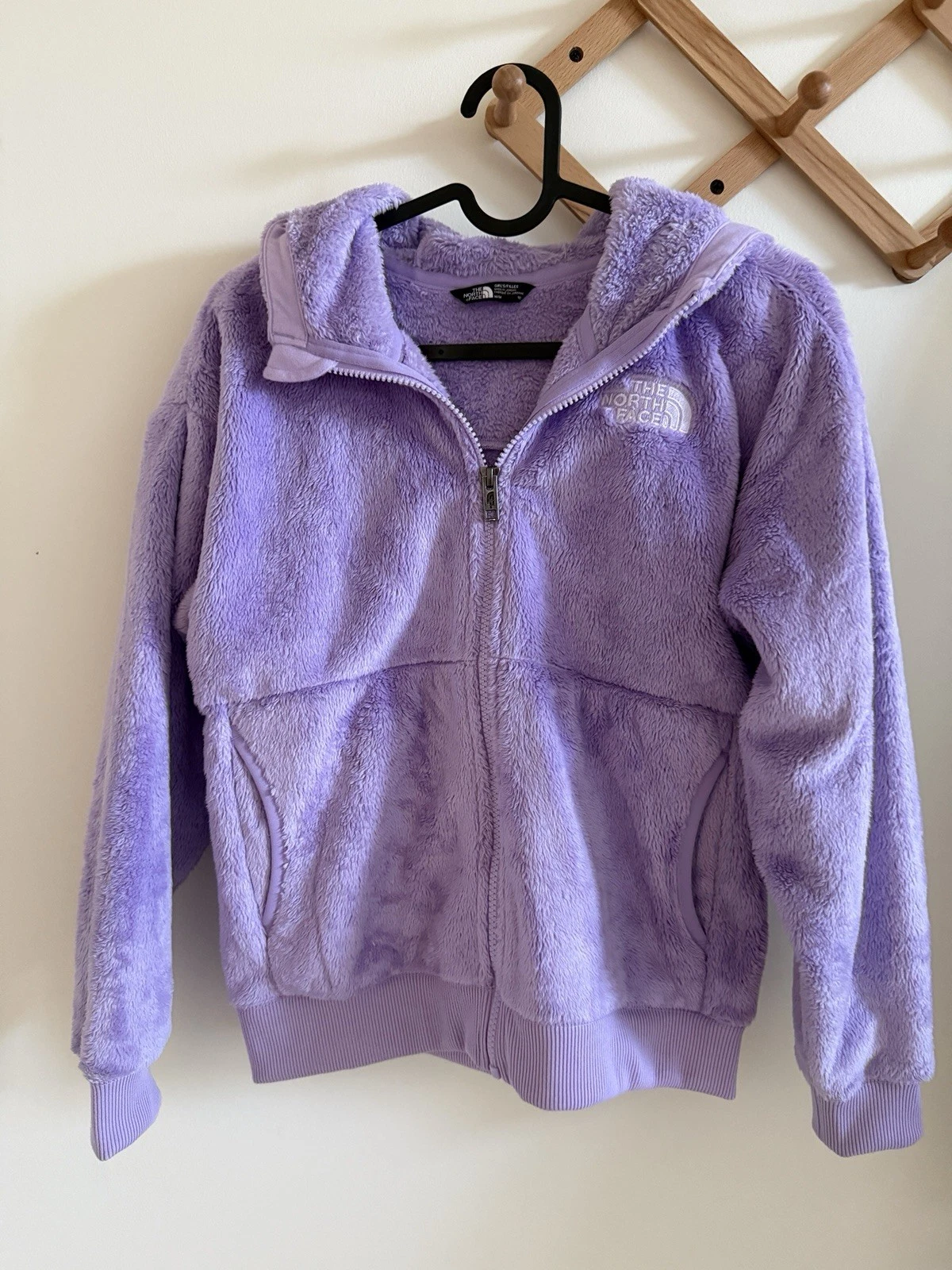 The North Face - Big Girls' Osito Full Zip Hoodie - Lite Lilac Size M