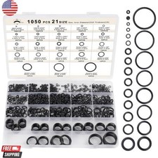 1050PCS O-Ring Assortment Kit  21 Metric Sizes for Car Repair, Faucet, Air, Gas