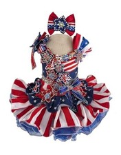 Infant Toddler Baby Newborn Little Girl's Pageant Party 2-3T Multicolored