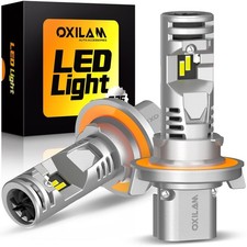 H13 9008 LED Headlight Bulbs High Low Dual Beam 80000LM 6500K White New Ultra