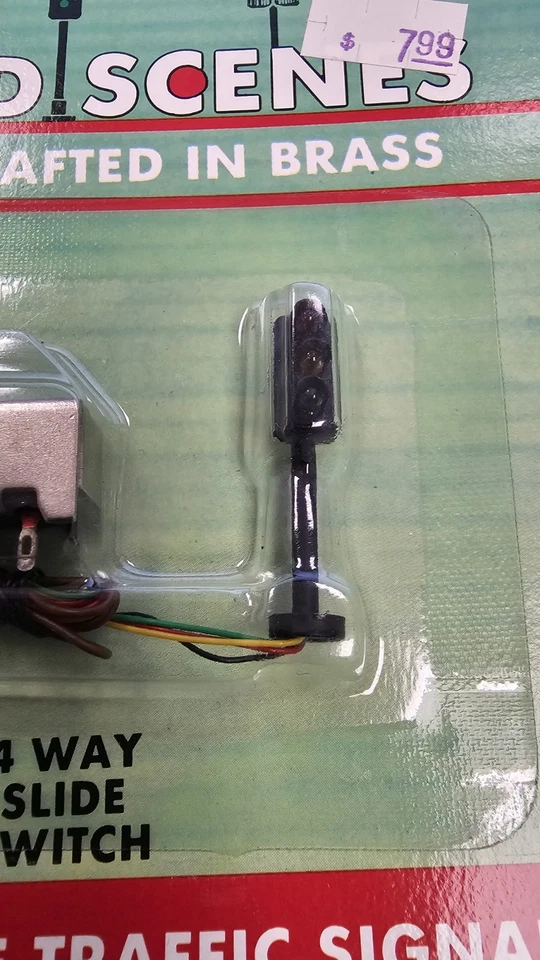 Model Power N Scale Road Scenes 4 Way Slide Switch Traffic Signal NOS - Image 2 of 4