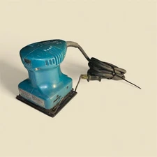 MAKITA Corded Finishing Hand Palm Sander BO4550 1/4 Sheet, Tested, Works