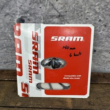 SRAM Centerline Disc Brake Rotor 140mm 6 Bolt Rounded Silver New Open Card Bike