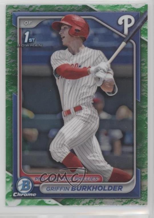 2024 Bowman Draft Chrome Lunar Glow Refractor Griffin Burkholder #BDC-60 0su8