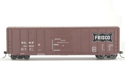HO Roundhouse Frisco 50 ft PS SD caja lateral acanalada #44208 ruedas de metal Kadee buen estado | Zustand: Used