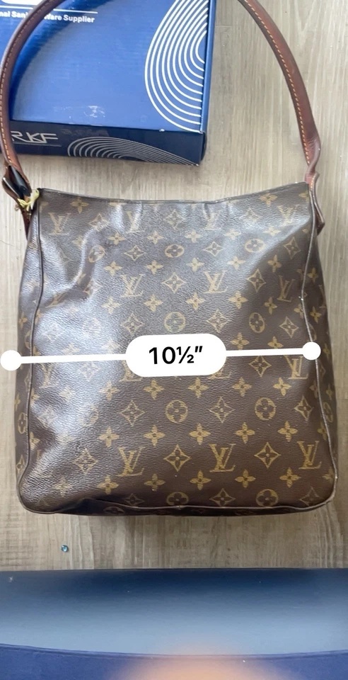 Auténtico bolso de hombro Louis Vuitton de lona con bucle GM Foto 2 de 4