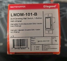 WattStopper Legrand LMDM-101-B DLM Dimming Wall Switch 1 Button w/ Infared