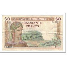 [#590577] Banknote, France, 50 Francs, 1935-04-25, AU, Fayette:17.8, KM:81