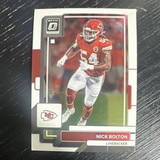 Panini Donruss Optic Nick Bolton Kansas City Chiefs Base Set #98 2022 Football