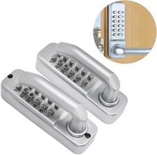 Double Sided Keypads Door Lock Zinc Alloy Keyless Door Lock with Handle