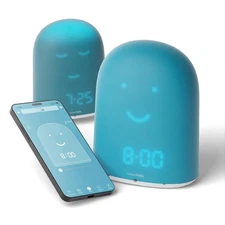 UrbanHello REMI 5-in-1 Baby Sleep Tracker & Training Clock Night Light - Blue--