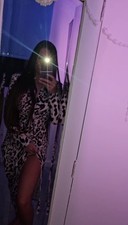 Leopard skin dress size 8-10