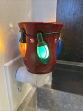 Scentsy HOLIDAY LIGHTS Wall Plug In Mini Wax Warmer Christmas Lights Sugar Bells