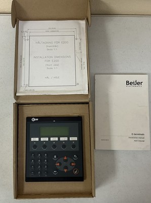 REFURBISHED BEIJER ELECTRONICS E-200 OPERATOR INTERFACE BOARD, FREE SHIPPING