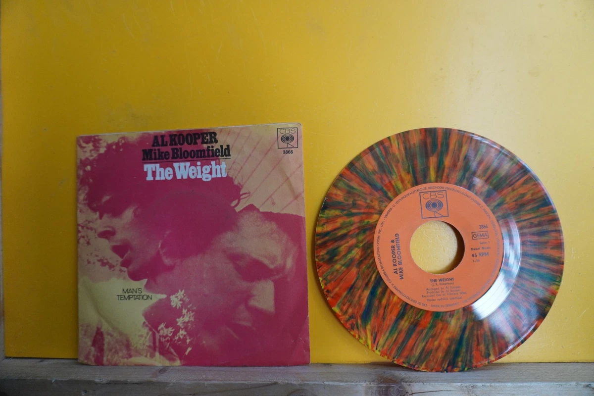 AL KOOPER / MIKE BLOOMFIELD - The Weight 7" COLOURED VINYL 1969 CBS D Pic Cvr NM