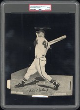 1955 SPIC & SPAN JUMBO DRY CLEANERS DIE CUTS EDDIE MATHEWS PSA GRADED HIGH END