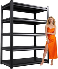 72  H Garage Shelving Heavy Duty, Garage Storage Shelves 2500LBS Industrial Shel