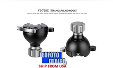 Leofoto YB-75SC Leveling Base with Handle for 75mm Bowl | Arca Lever