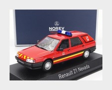 NOREV 512134 RENAULT - R21 NEVADA SW STATION WAGON FIREFIGHTERS 1991 - RED -