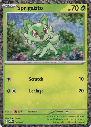 Sprigatito 001/015 McDonald's Promos 2023 Holo Promo