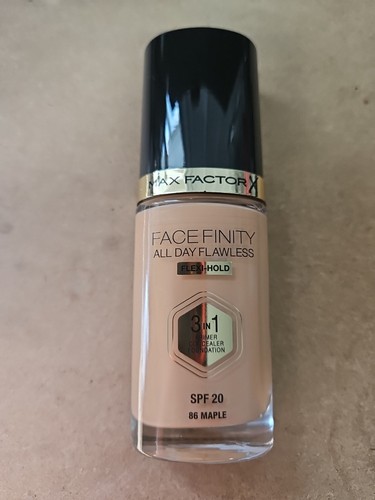 Max Factor Facefinity All Day Flawless 3 In 1 Foundation 86 Maple 30ml SPF20 - Afbeelding 1 van 3