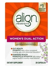 Align Probiotic Women's Dual Action Dietary Supplement - 28 CAPSULES EXP 10/25