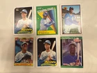(6) 1989 1990 Topps Fleer Bowman Ken Griffey Jr. Rookie Cards RC