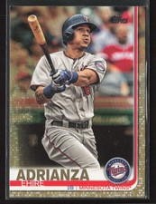 Ehire Adrianza 2019 Topps #608 Gold /2019 Minnesota Twins