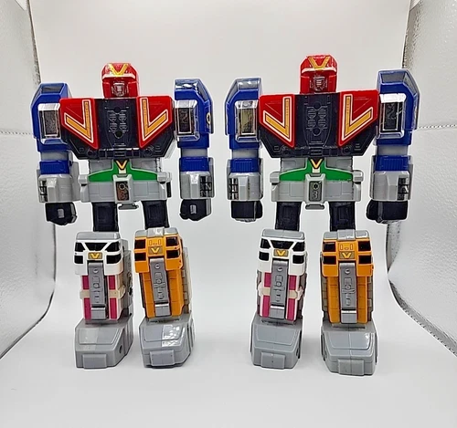 (2) Vintage 1999 Bandai Power Rangers Lightspeed - Omega Megazord Action Figure