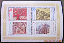 BULGARIA~MIN. SHT~S.G. MS 3384~1986~90th ANNIV. OF SOFIA ART ACADEMY.~MNH #05594