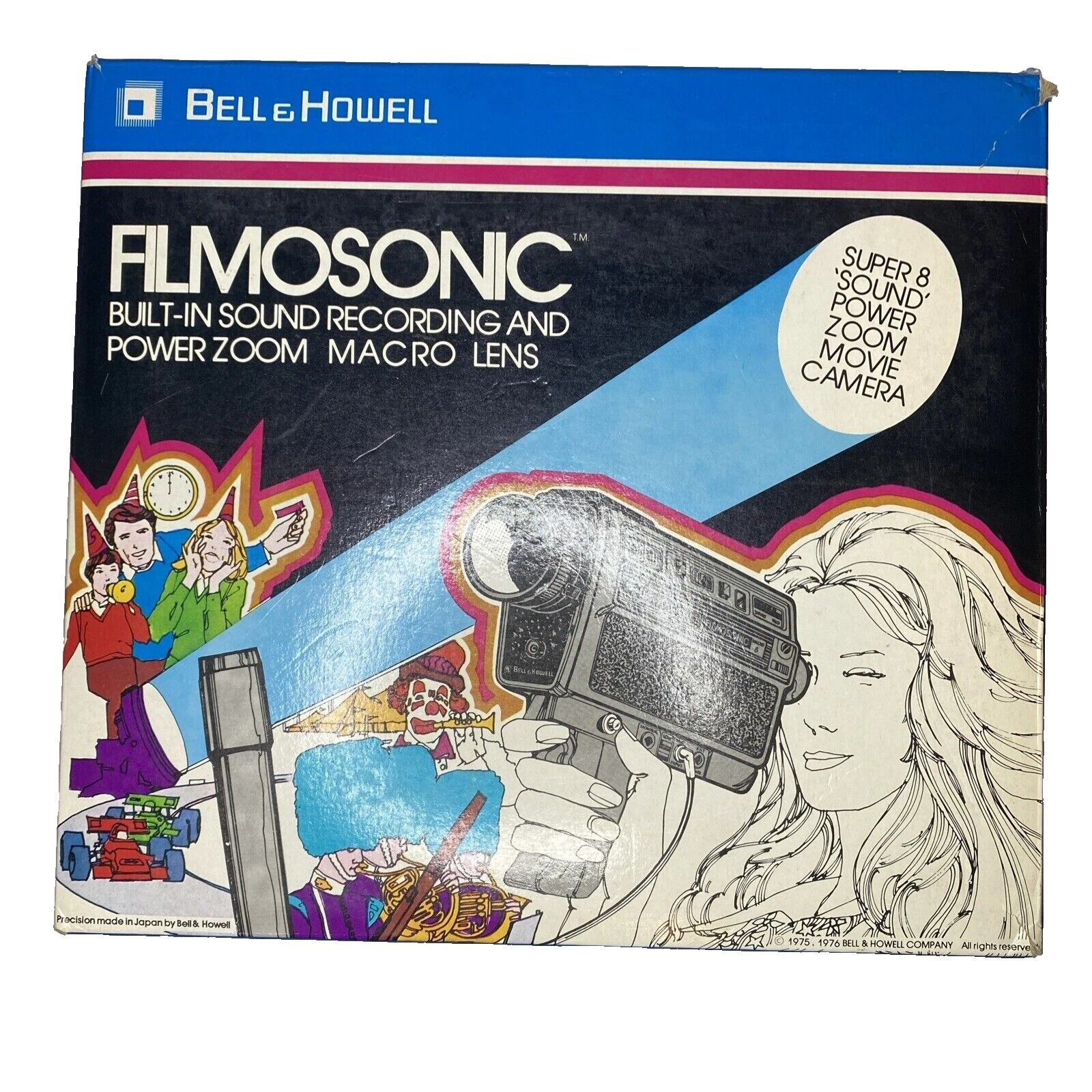 Zoom Bell and Howell Super 8 Reflex cámaras de cine vintage