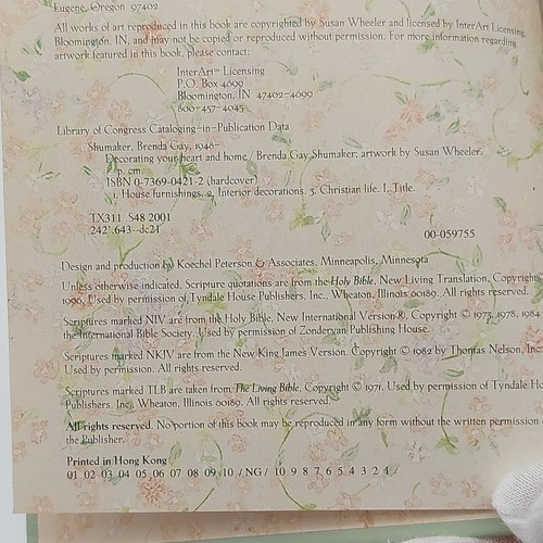 Decorating Your Heart & Home: God's Design for Joyful Living VERY GOOD - Bild 4 von 8