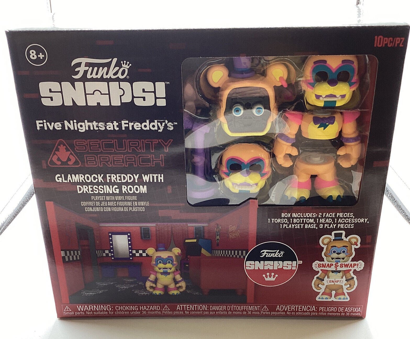 Five Nights At Freddy's: Security Breach Glamrock Freddy Vinyl Figure