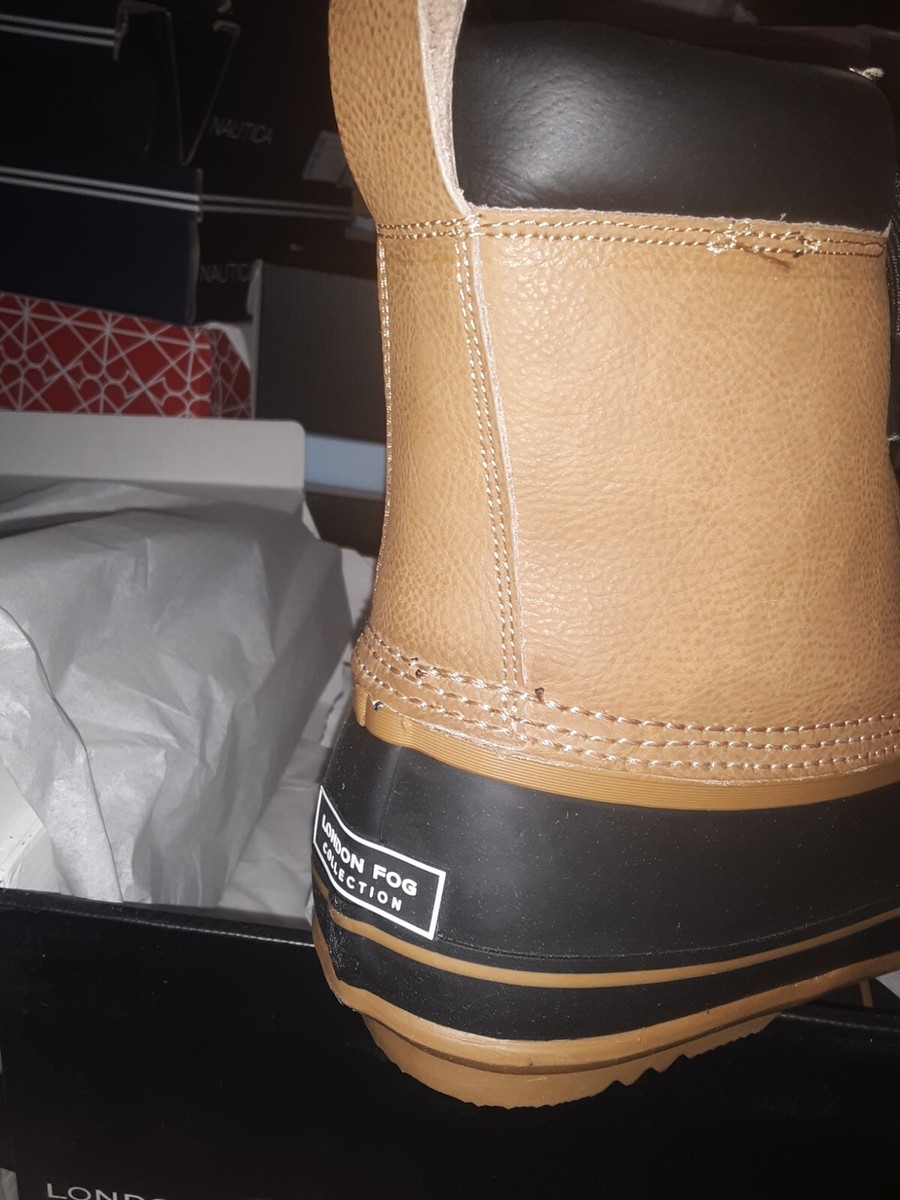 London Fog Ashford 2 TAN Waterproof Shell Winter Boots Mens  display picture 1