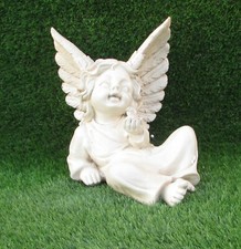 Memorial Cherub Angel Ornament Angel With Dove Grave Cemetery Ornament 