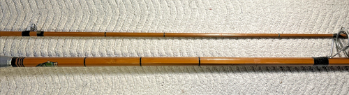 Split Cane Spinning Rod WEIR PRODUCTS 2 Piece 9’ with Bag Vintage - Picture 3 of 21