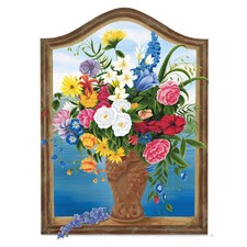 Tatouage Flowering Vase Window Dry rub Transfer