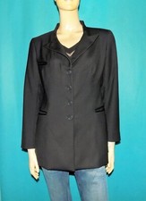 veste blazer GEORGES FEGHALY Monte Carlo en laine noir taille 38 EUR