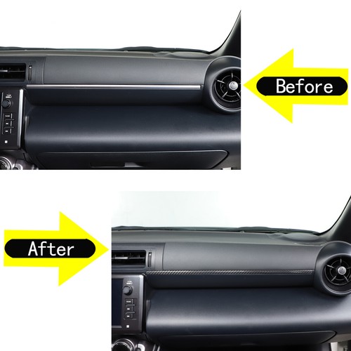 Carbon Fiber Co-Pilot Central Dashboard Trim Fit For Toyotā 86/Subar-u BRZ 2022+ - Bild 7 von 11