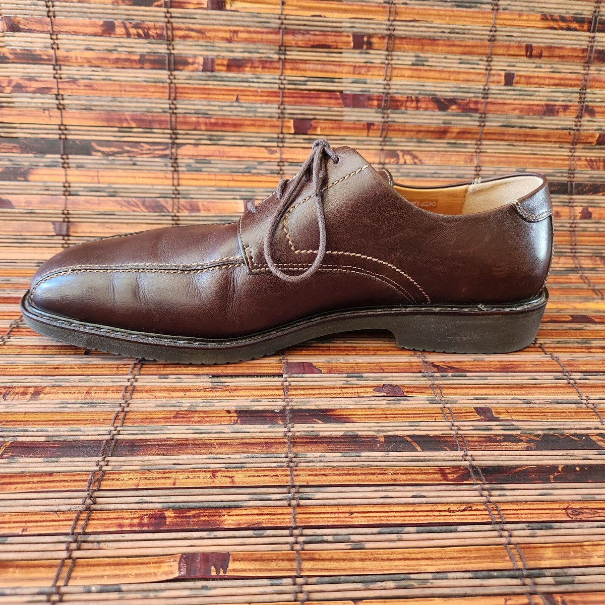 Mephisto Mens Air Relax Goodyear Welt Brown Oxford Leather 