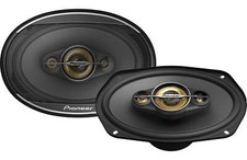 Pioneer TSA6971F 6x9 4 way Full Range Speakers shallow Mount 600 Watts Max 100W