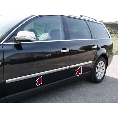 Edelstahl Türleisten passend für VW Passat B5|1997-2005|Set 4 Türen|poliert