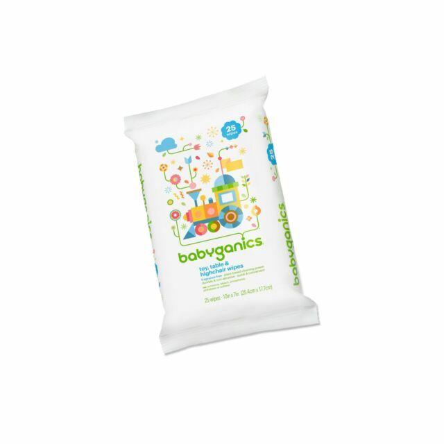 babyganics toy table & highchair wipes