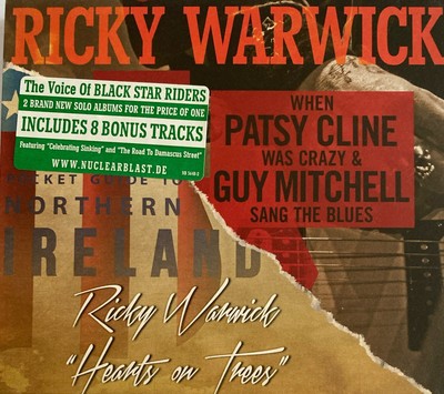 RICKY WARWICK - When Patsy Cline Was Crazy/Hearts On Trees 2 CD 2016 AS NEW! MC1