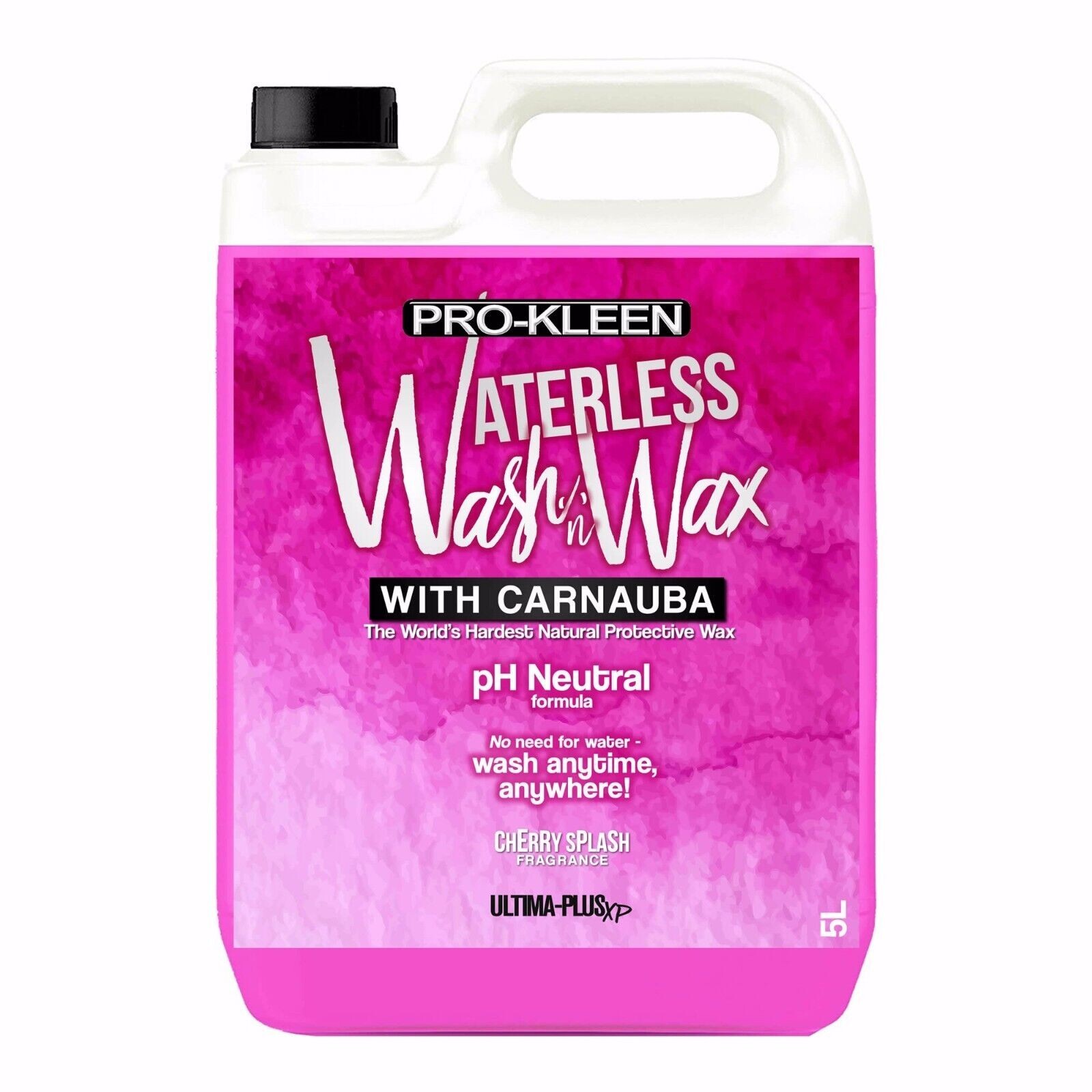 ProKleen Waterless Wash Wax Cherry Carnauba Showroom Car Cleaner Polish 5L