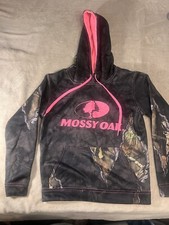 Mossy Oaks Camo Hoodie Womens Small Hoodie Pullover, Drawstring, Pockets