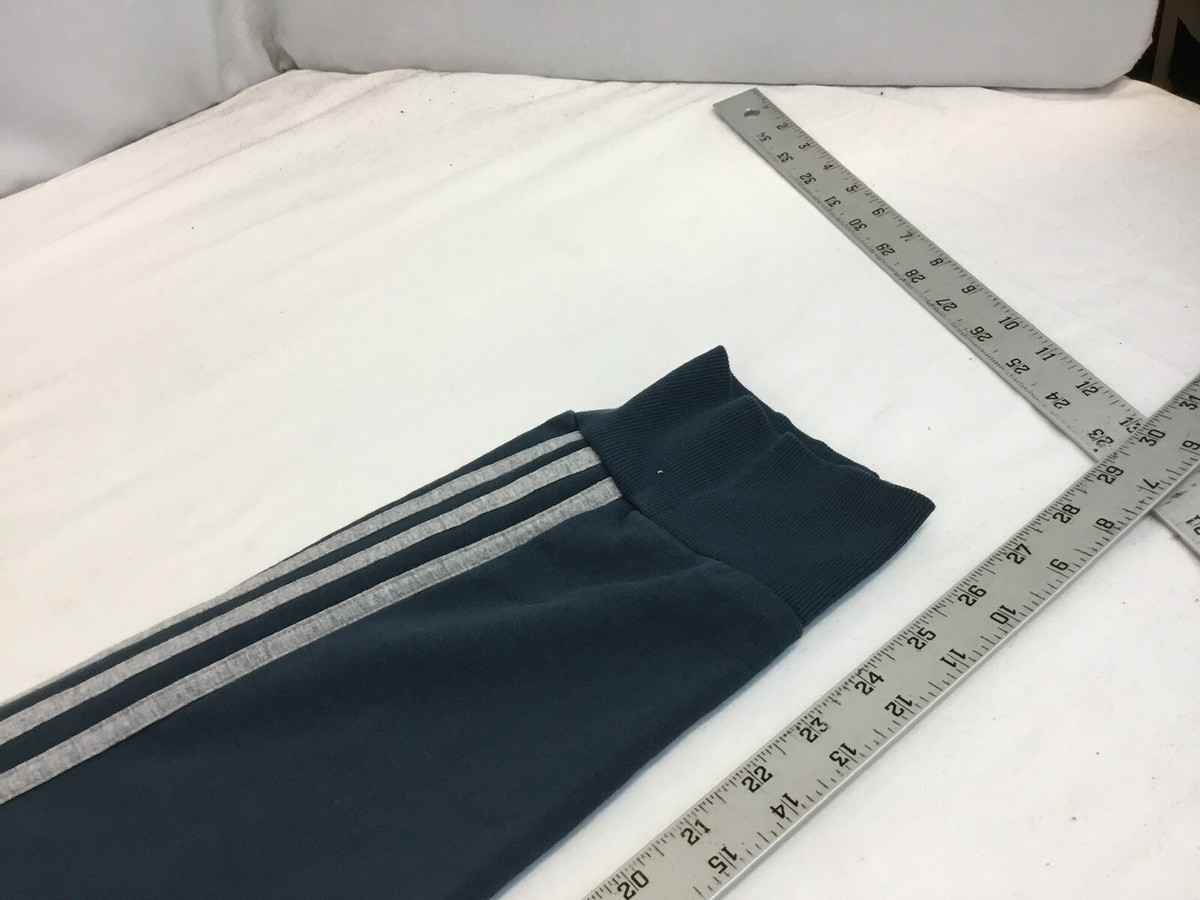 Adidas Jogger Pants L Teal Blue Cotton Poly Worn Once YGI S1 Adidas Jogger Pants L Teal Blue Cotton Poly Worn Once YGI S1